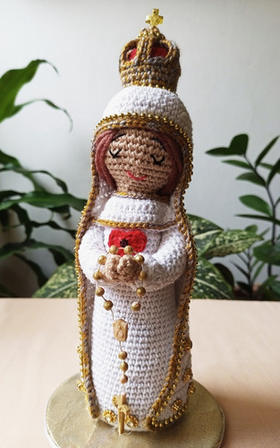 Virgen De Fatima Tejida