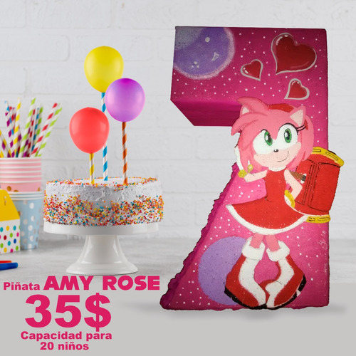 Piñata Amy Rose