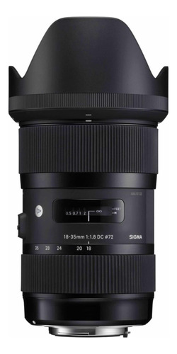 Lente Sigma 18-35mm F1.8 Dc Hsm Art Para Canon Ef
