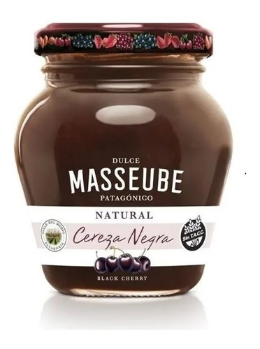 Dulce De Cereza Negra Masseube 350 Gr Sin Tacc Blackcherry