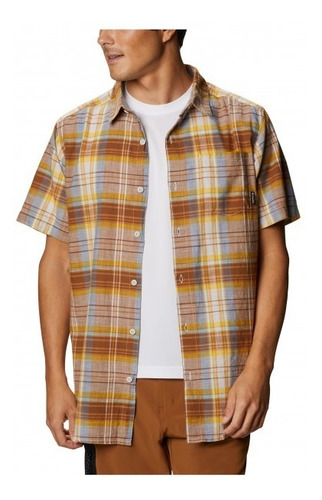 Camisa Hombre Columbia Under Exposure (walnut Madras)m/c º