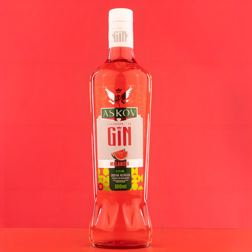 Bebida Gin Askov Cocktail De Melancia 900ml