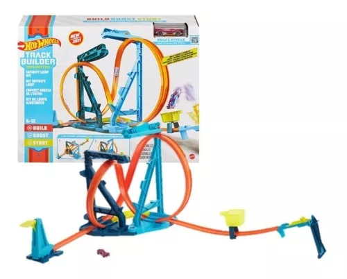 Hot Wheels Track Builder Pista de Brinquedo Loop Kicker