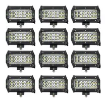 Comprar Pack X 12 Faros Reflector Led 84w Rectagular 12v 24v Tractor