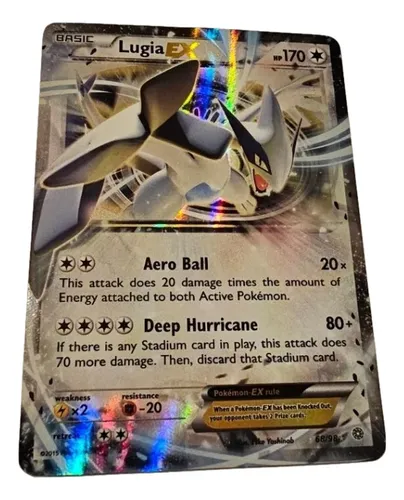 Lugia Ex 68/98 Ancient Origins Ultra Rare Xy Series Pokemon