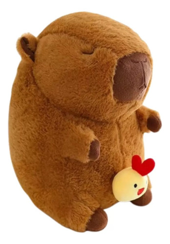 Peluche Capybara Vibracion Carpincho Moco Gallo Grande Gallo