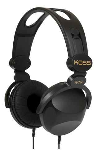 Koss R-10 Auriculares Supraaurales, Ligeros, Cable De 8 Pies