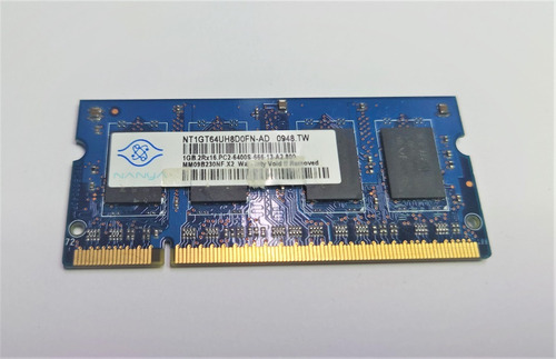 Memoria Ddr2 1gb Nanya Sodimm 800mhz 6400s