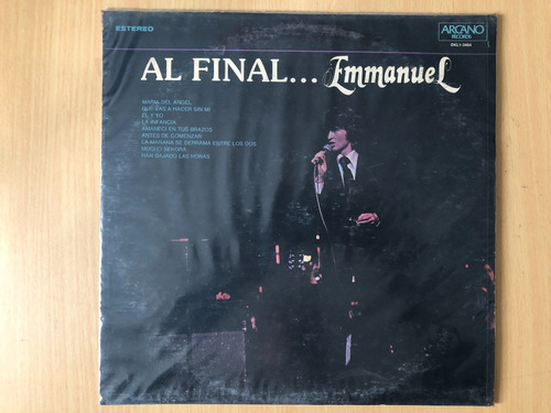 Lp Acetato - Emmanuel - Al Final. Balada