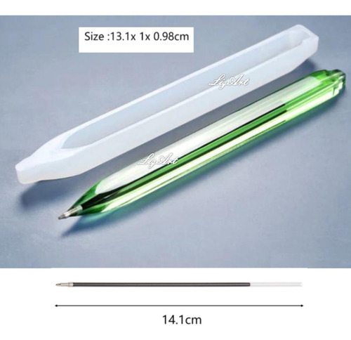 Molde De Silicona,lapicero,resina,manualidades,epoxi