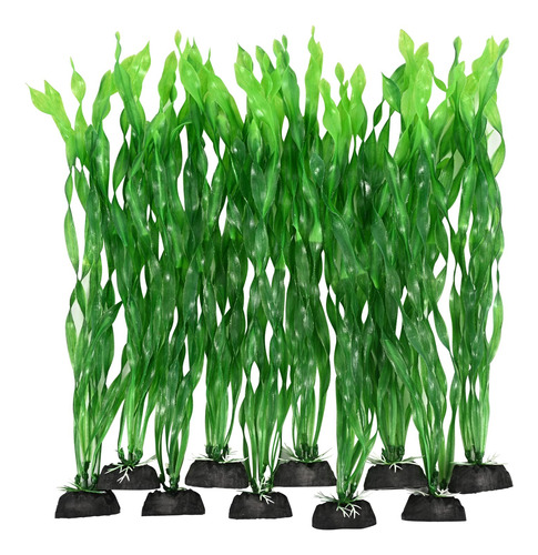 Plantas Acuaticas Artificiales De 30cm X 10u 