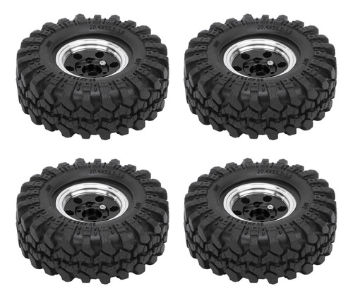 Llanta Beadlock De Aleación De Aluminio Negra Negra 1.0 Tire
