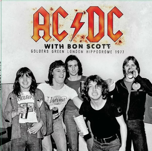 Ac Dc Whit Bon Scott Golders Green London  1977 Lp Vinilo