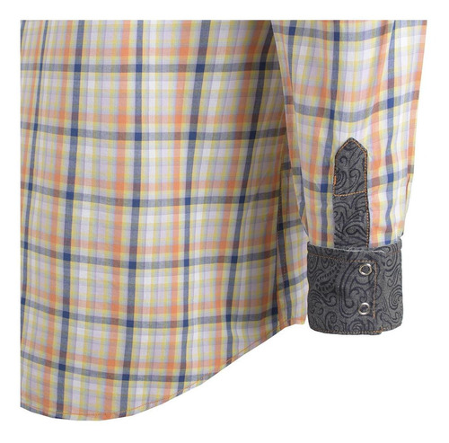 Imagen 4 de 6 de Camisa Vaquera Wrangler Hombre Manga Larga G11