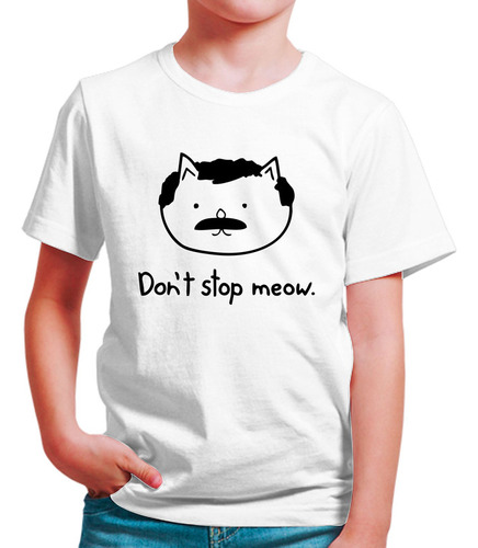 Polo Niño Don't Stop Meow (d1288 Boleto.store)