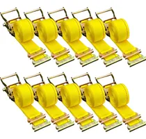 Comprar Correas De Amarre De Camion Cabrestante Cincho 10 Pz \u002F 3.8 M