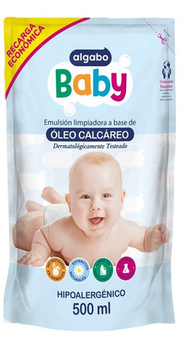 Caja X8 Repuesto Baby Óleo Calcáreo 500ml Dp Algabo