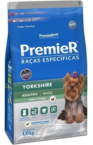 Ração Para Cães Premier Raça Especifica Yorkshire Adulto 1kg