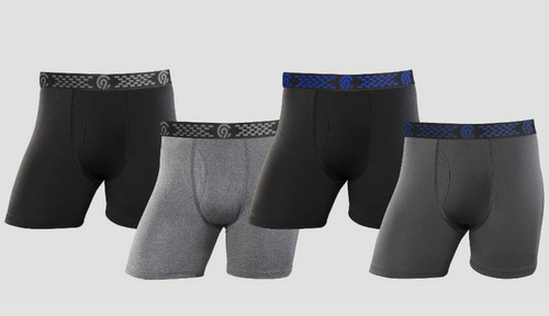 Champion ® c9 4 Boxers De Hombre 100% Poliéster Duo Dry Ev