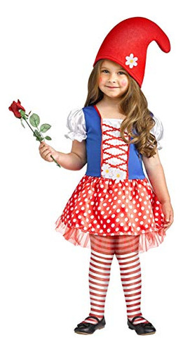 Lil Miss Gnome Costume Para Niños Pequeños Apb0u