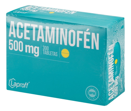 Acetaminofén Laproff 300 Tbs