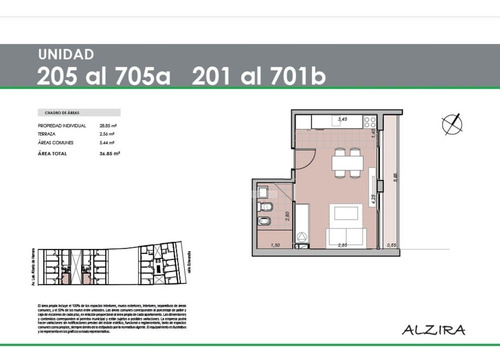 Venta Apartamento Monoambiente La Blanqueada Luis A. De Herrera Y Monte Caseros Ed. Alzira