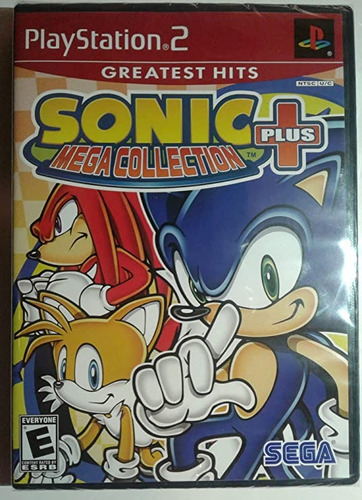 Sonic Mega Collection Playstation 2 Original Greatest Hits