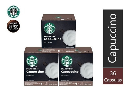 Capsulas De Café Starbucks Capuccino X3 Cajas Oferta!