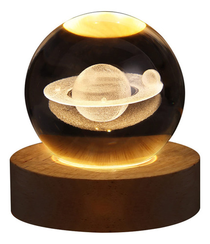 Lámpara 3d Saturno