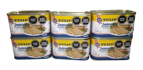 24 Pzas De Tulip Jamonilla Picadillo De Carne De Cerdo 200g