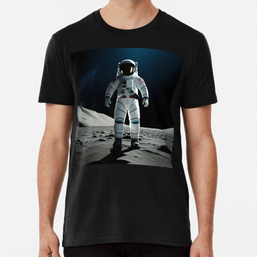 Remera Astronauta Espacio Exterior Cosmos Luna Galaxia Algod