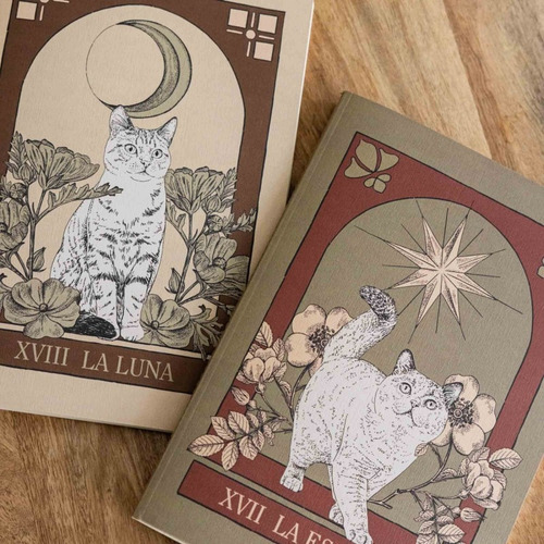 Pack 2 Cuadernos Tarot Gatos Laura Agustí - Tantanfan