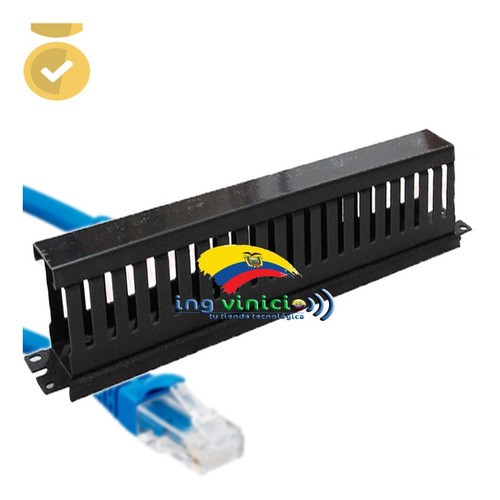 Organizador De Cable Horizontal Beaucoup Para Rack 2ur 60x80