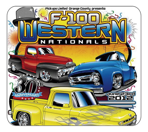 Mousepad Personalizado Camioneta Ford F100 Tuneada 1200