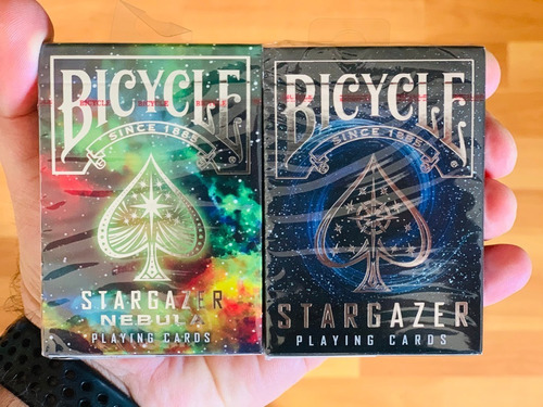 Pack 2 Bicycle, Stargazer & Nebula / Poker Naipe Cardistry 