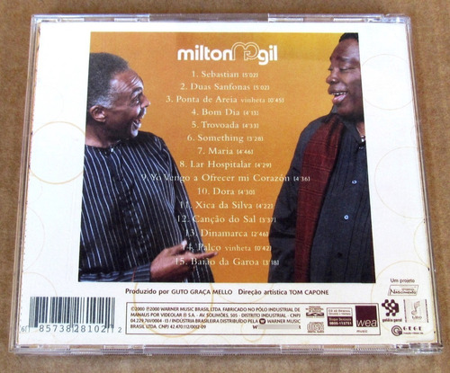 Cd - Gilberto Gil & Milton Nascimento - Gil & Milton *ex!! | MercadoLivre