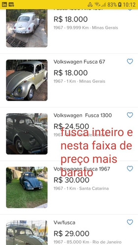 Vw Fusca 1300