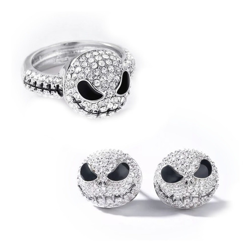 Aretes De Jack Skellington Y Anillo!!! Y Con Envío Gratis!!!