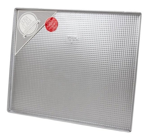 Imagen 2 de 6 de Placa Horno Asadera 40x30cm N°5 Acero Aluminizado Doña Clara