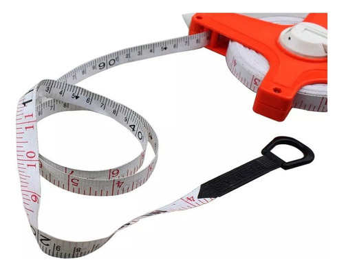 Cinta Metrica Agrimensor Con Manija 50 Mts