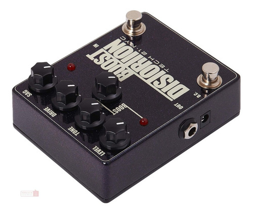 Pedal Tech 21 Analog Distortion Clean Boost Metallic Series