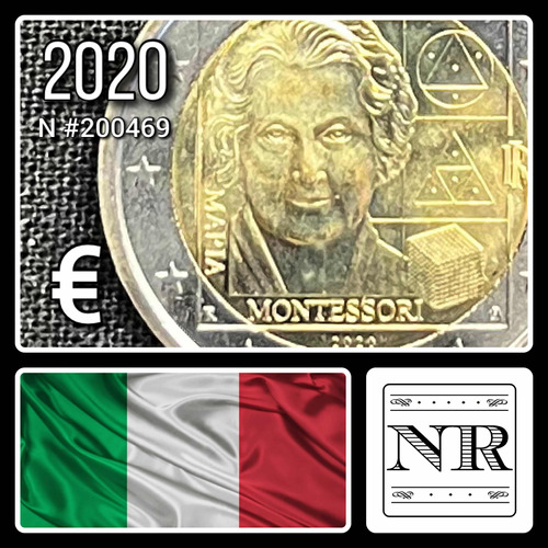 Italia - 2 Euros - Año 2020 - N# 200469 - Montessori