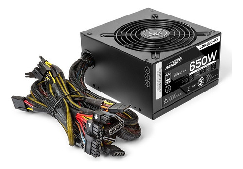 Sentey Solid Power Series Sdp650-fx 650 W - Black - 220v