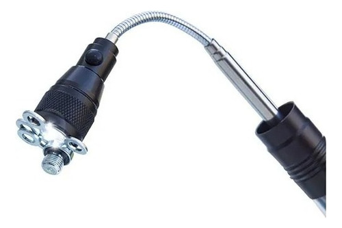 Linterna Luz Fema Led Magnetica Extensible Linterna Gris Oscuro Luz Blanco