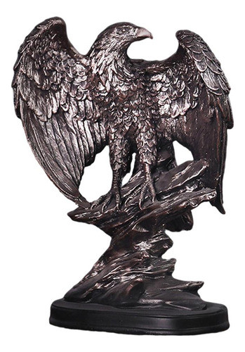 Estatua De Águila De Bronce Feng Shui Figura De Resina De