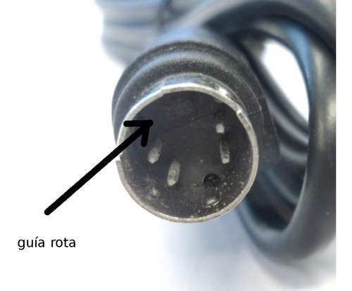 Cable Svideo 4 Pin Macho Macho Guia Rota 1 M (usado) Mz#5032
