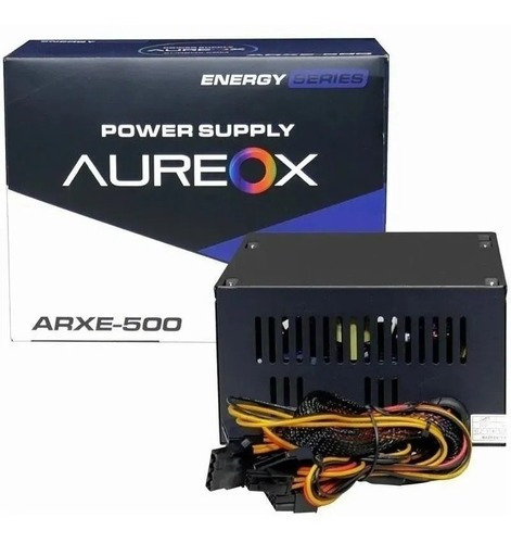 Fuente de alimentación para PC Aureox Energy Series ARXE-500 500W negra 220V