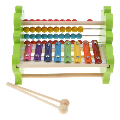 Juguete De Para Bebé 2 En Un Abacus Beads Maze & Xilófono