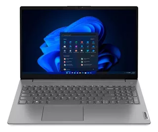 Notebook Lenovo Lenovo V15 V15 G3 IAP gris Intel Core i7 1255U 16GB de RAM 512GB SSD, Intel Iris Xe 60 Hz 1920x1080px Windows 11 Pro