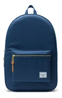 Mochila Herschel Supply Settlement Unisex Navy Color Azul marino Diseño de la tela Liso